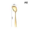 Big Salad Spoon Fork Set Stainless Steel Kitchen Food Server Pasta Utensils Public Gold Tableware Using Buffet Restaurant Tools