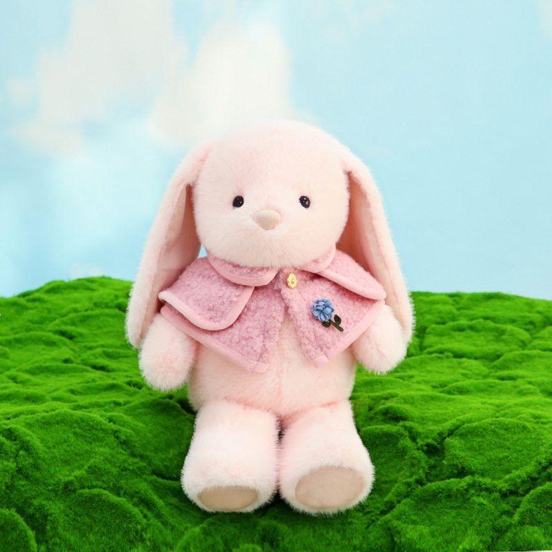 Ear Hanging Shawl Rabbit Plush Toy Clothes Can Be Disassembled Holiday Kids Gift