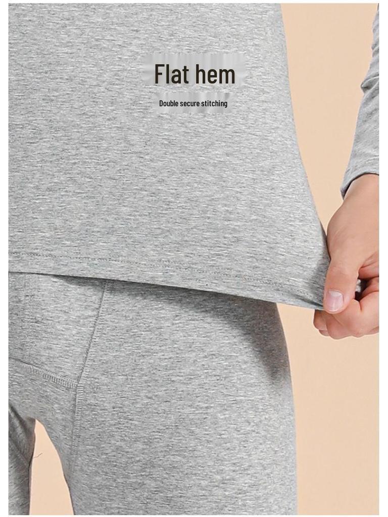 Men's Slim Fit Pure Cotton Thermal Underwear Set - Autumn/Winter Collection
