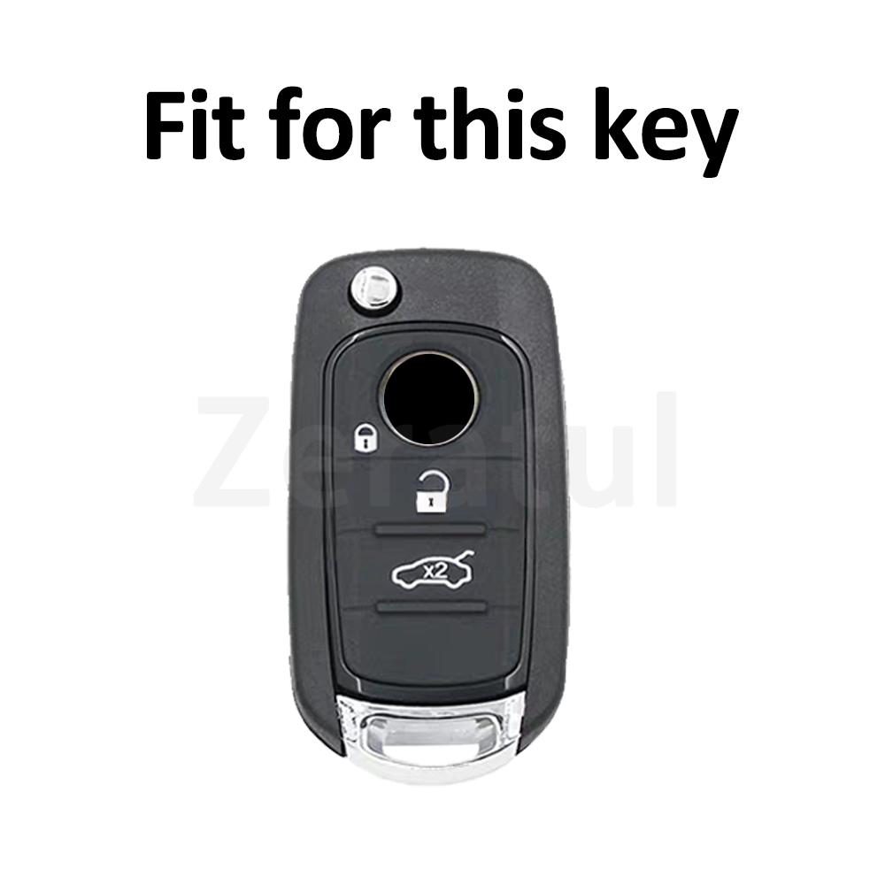 Tpu Car Key Case Key Cover Auto Shell Fob For Fiat Cronos Egea 500X Toro Egea Toro Nuovo Grazie Tipo For Dodge Neon Accessories