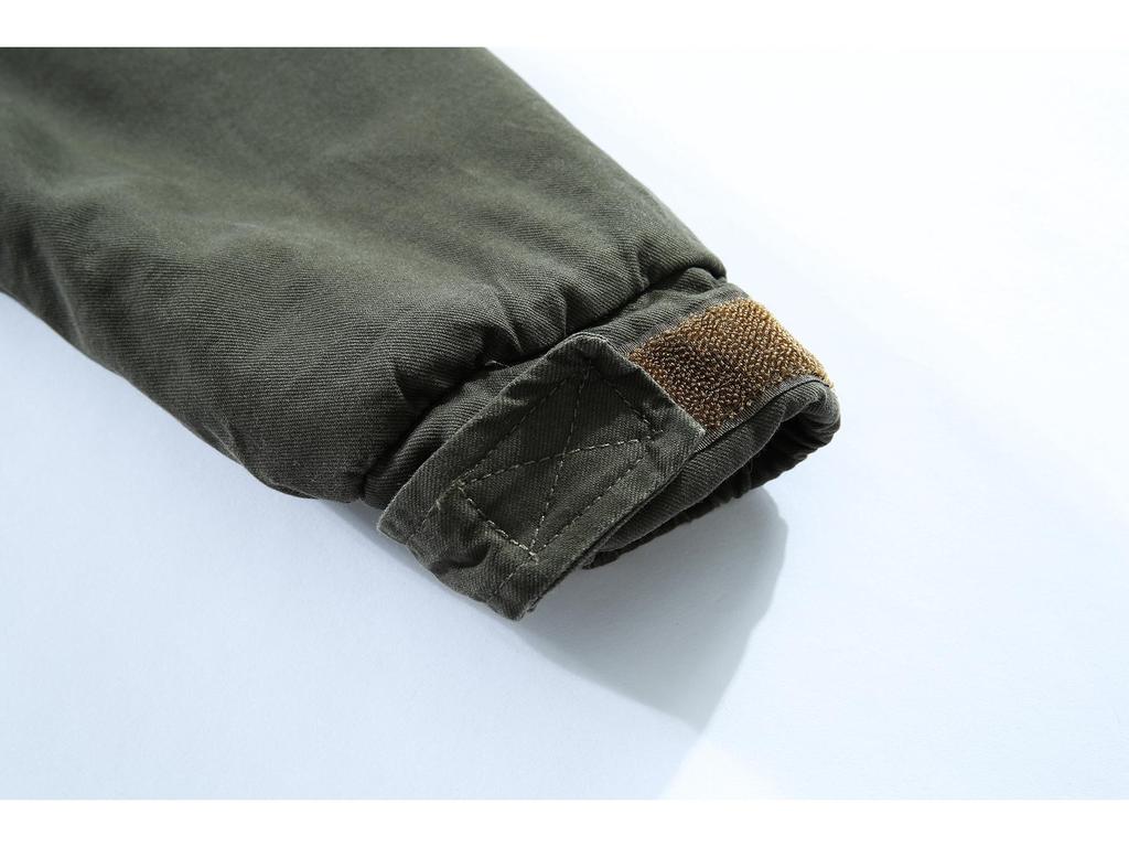 Palton de bumbac cu glugă pentru bărbați, de iarnă, plus catifea, jachetă de lungime medie în stil coreean