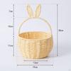 Handmade Basket with Ears for Grocery And Picnic Use