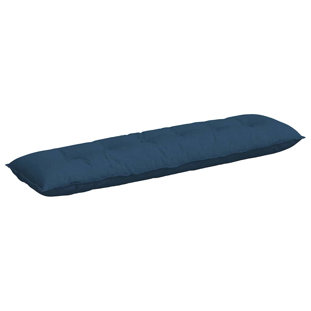 Back Pillow Blue 180 x 19 x 50 cm Fabric