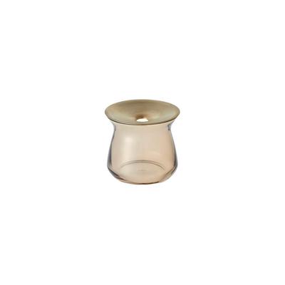 Blumenvase LUNA Sockel 80x70mm Braun 20332