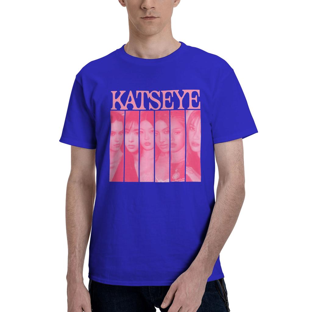 Custom Kkatseyes For Unisex 100 Cotton Tshirt Leisure Tee Short Sleeve Girl Group Tshirts Loose Fit