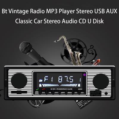 BT Vintage Radio MP3-Player Stereo USB AUX Autoradio Audio U Disk