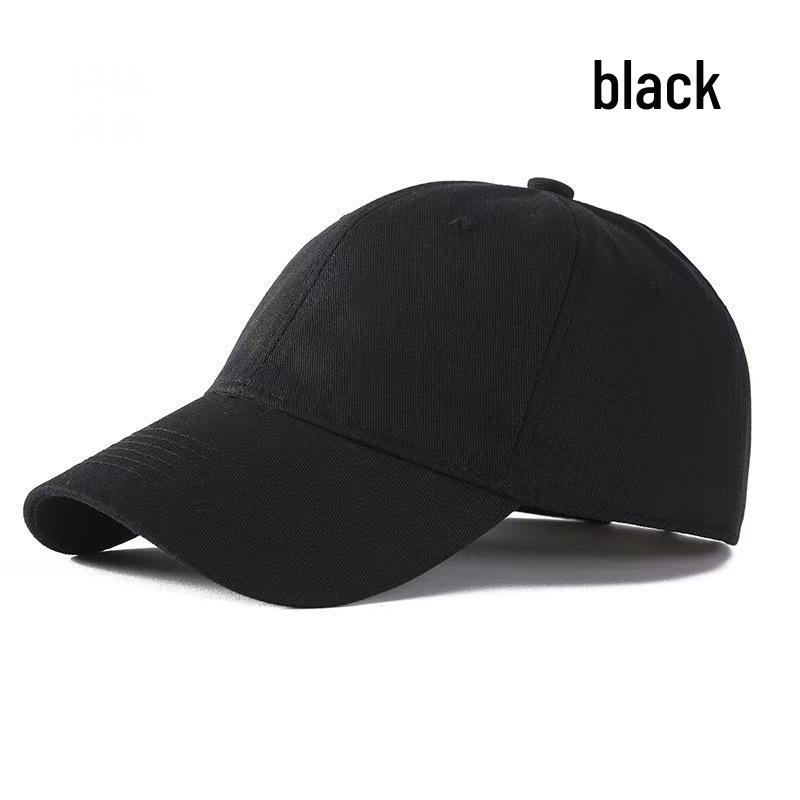 Unisex Pure Cotton Soft Top Baseball Cap - Customizable Team Duckbill Sun Hat