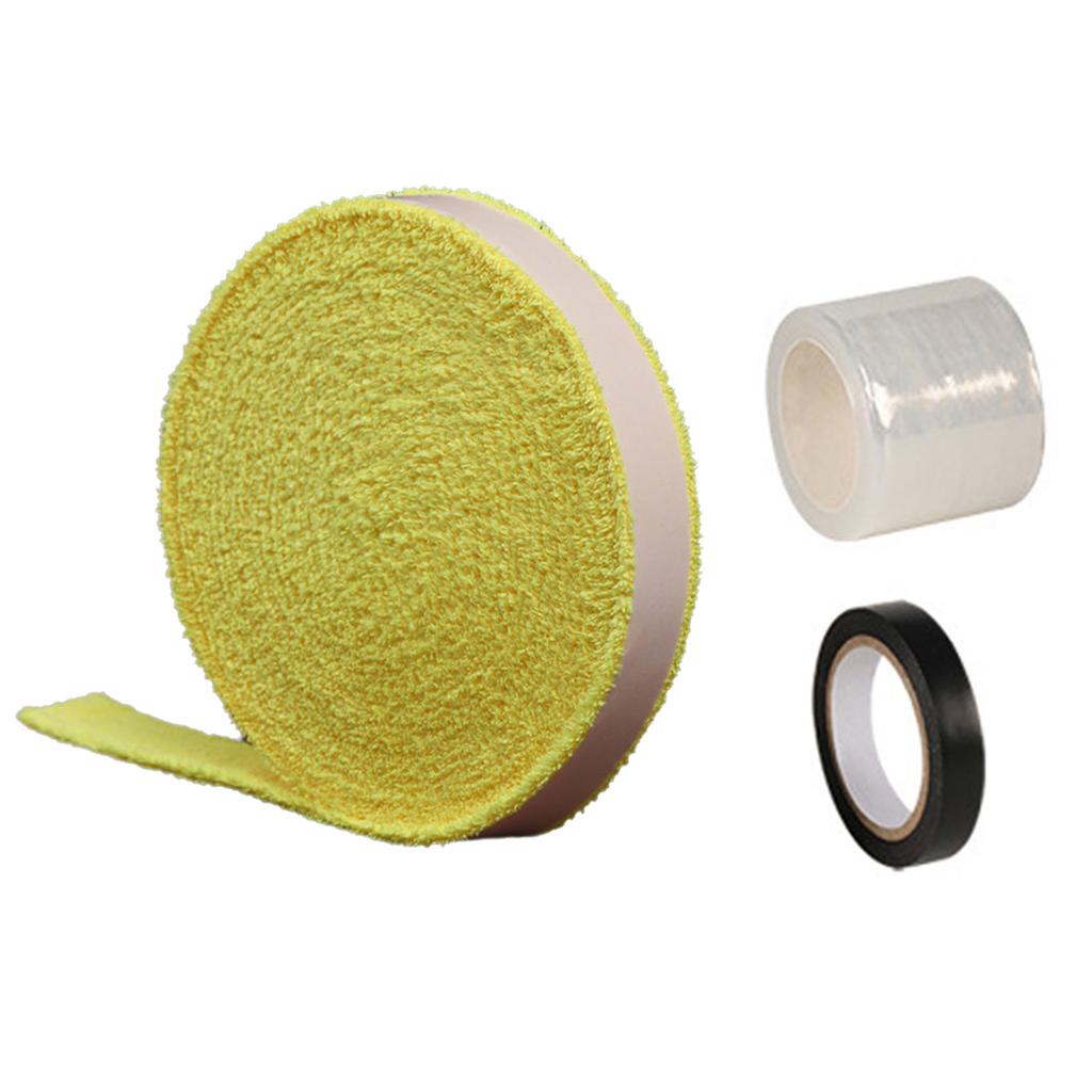 Tennis Racket Grip Tape Antislip Squash Racket Grip Tape Water Absorbent Grip Tape Roll Badminton Racket Grip Towel