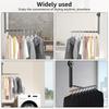 No Punching Drying Rack Aluminium Alloy Suction Cup Clothes Rack Folding Drying Rack Wall Mounted Suction Cup Laundry Hanger