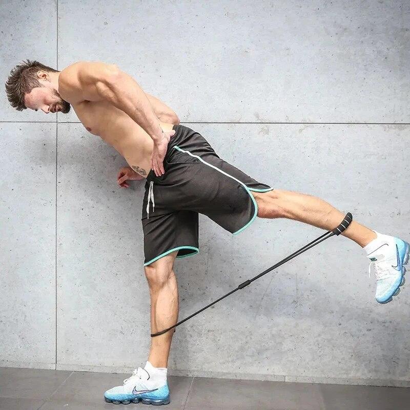 Octagonal Chest Expansion And Chest Molding Device Yoga Rubber Band Breast Tension Device With Elastic Rope Resistance Belt