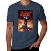 Heavy Metal Death Dealer Tshirt Trendy Print Short Sleeve Tshirt