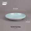 Creative Solid Color Melamine Plate – Faux Porcelain Round Tableware for Home or Hotel Use