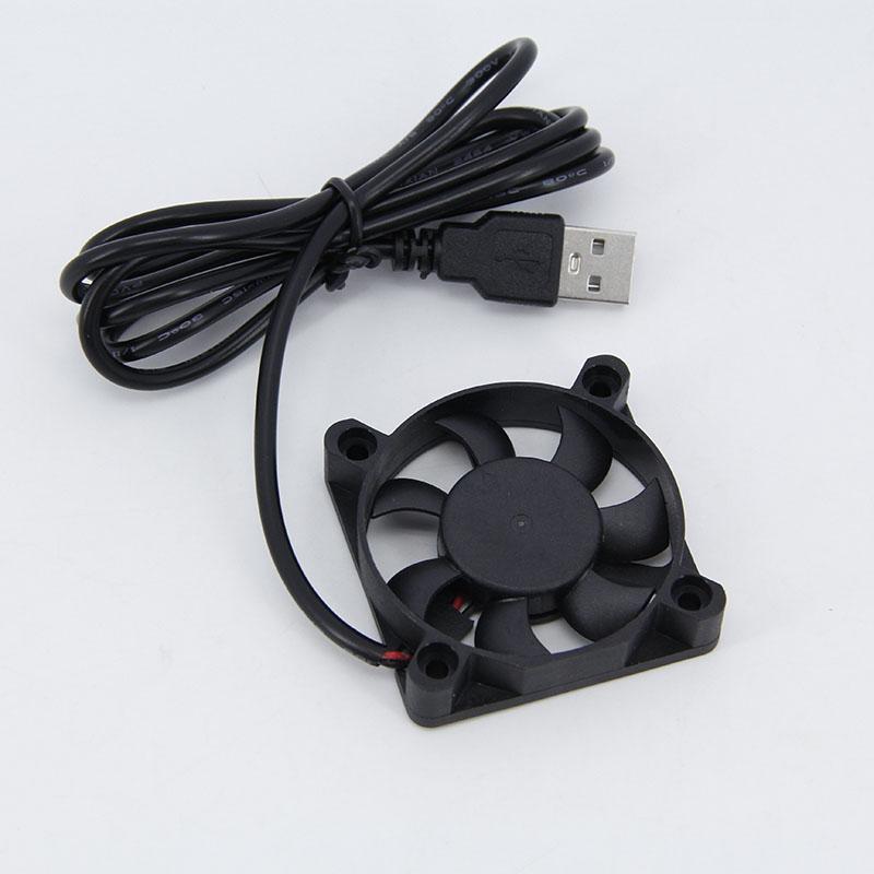 5cm 5V USB 5010 Schnittstelle DC 5010 bürstenloser Lüfter Lüfter USB-Kabelleitung für Luftbefeuchter Notebook 5cm 50x50x10mm