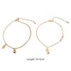 Copper Gourd Pendant Anklet Small Gold Brick  Fashion   Beach