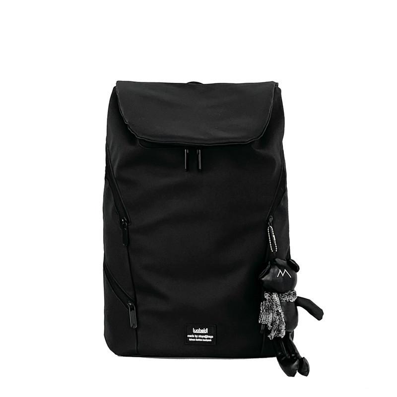 Schoolbag Fashion Trendy Cool Capacity Men's Backpack Solid Color Simple Travel Backpack Women's Versatile College Student School Bag