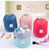 Borsa porta trucchi a cilindro di grande capacità edizione borsa a secchiello impermeabile esterna per viaggio per ricevere un lavaggio ba