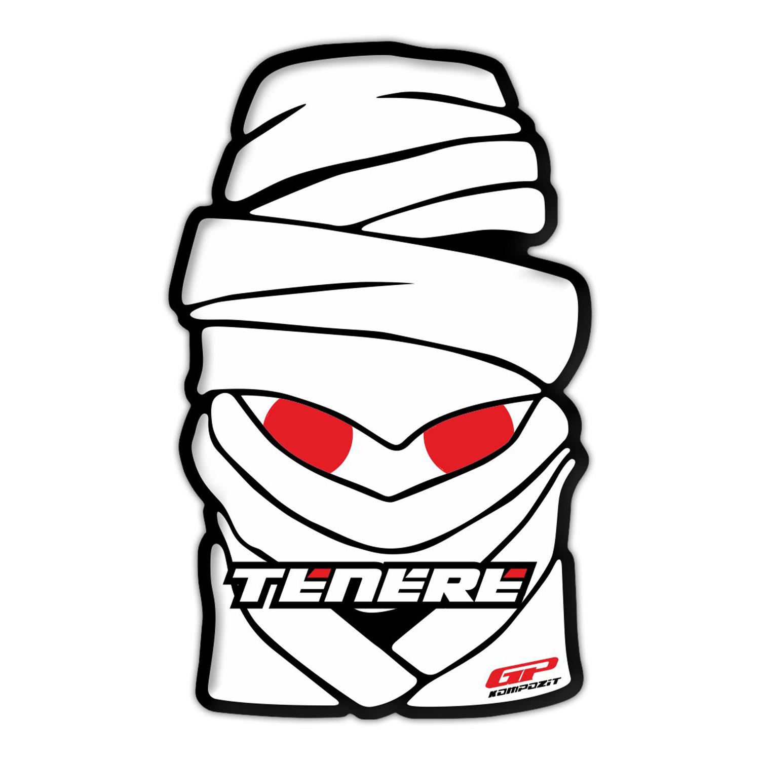 

GP Kompozit Yamaha Tenere 700 / 1200 2011-2023 Uyumlu Tank Pad Beyaz-Kırmızı