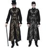 Nur Eine Weste Mittelalter Retro Herren Staubmantel Mittlerer Stil Steam Punk Cosplay Kostüme Palastkleid Jacquard Herrenjacken Halloween Kostüm