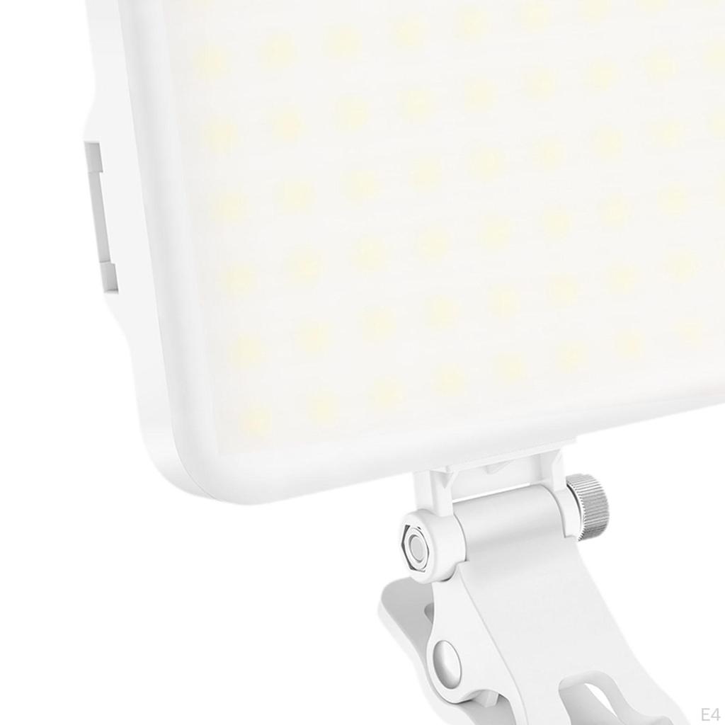 Phone Clamp Light Selfie Fill Lamp, 60 LED Portable Light,Clip Video for