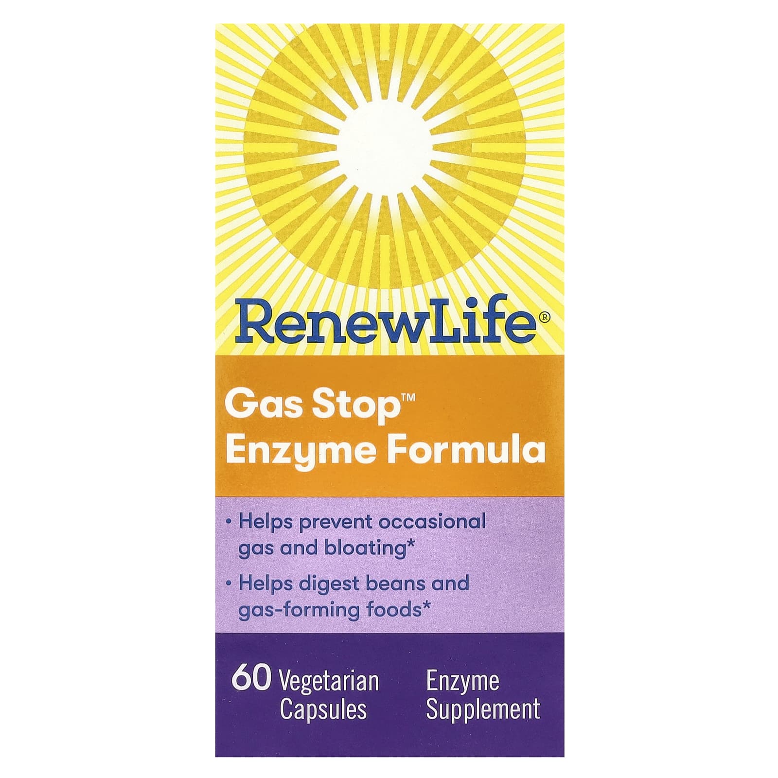 

Gas Stop™ Enzyme Formula, 60 Veggie Caps