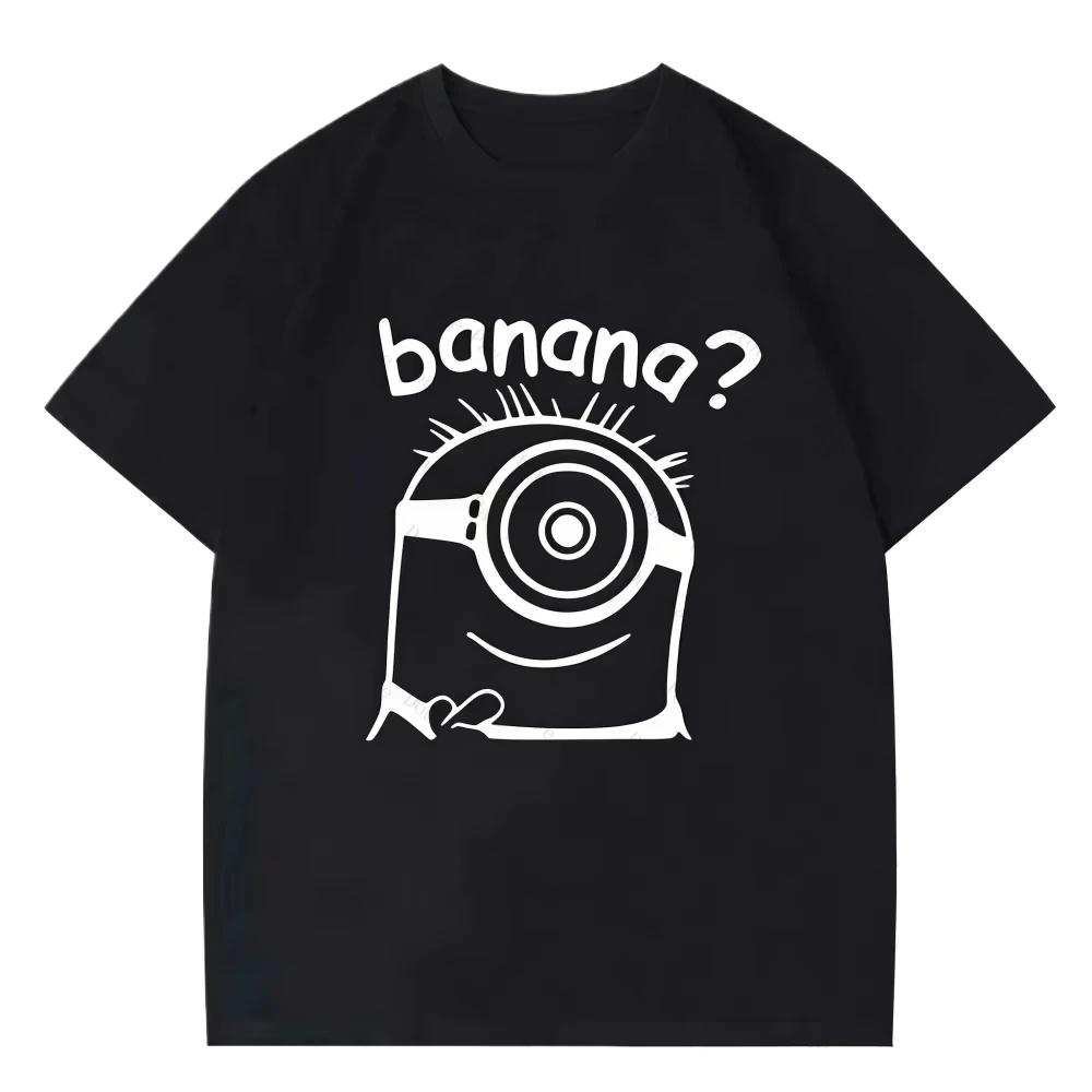 

Despicable Me Minions Cartoon Shortsleeved Tshirt for Men 2026 Mens Shirts Women Y2k Tshirts Style Cotton Top Loose Clothing S