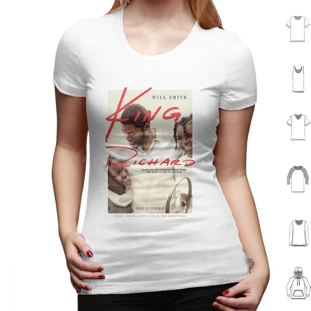 Vintage Retro For Mens Womens King Richard Movie 1 Gift For Fan T Shirt Big Size 100 Cotton Vintage Retro For Mens Womens King
