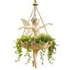 Elegant Fairy Flower Pot Vintage Girl Hanging Plant Basket  Indoor Decor