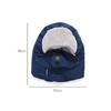 Cold-proof Cycling Caps Thicken Windproof Beanies Fashion Plush Thermal Trapper Hat  Winter Warm