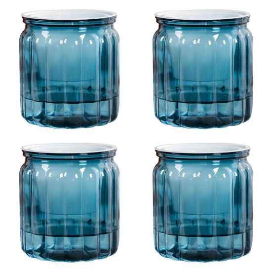 Flowerpot with Drainage Holes Water Filling Port Automatic Self-Watering Hydroponic Flowerpot Transparent Base Plant Container