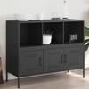 VidaXL Buffet, Cabinet with Legs and Compartments, Cupboard with Door, Interior Living Room Storage Furniture, Black 843090