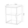 Clear Plastic 1/2/3/4 Tier Bread Display Case Dust Proof Large Capacity For Kitchen Counter Bakery Pastry Storage