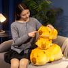 Non-Toxic Cuddly Bread Capybara Plush Toy Stuffed Doll Long Sleep Pillow Sofa Cushion Soft Gift Valentine Birthday