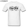 Najnowszy Męski T-shirt z Nadrukiem Listów Carpe Diem Wzór Artystyczny Codzienny Czarny Biały T-shirty Top z Okrągłym Dekoltem Czysta Bawełna