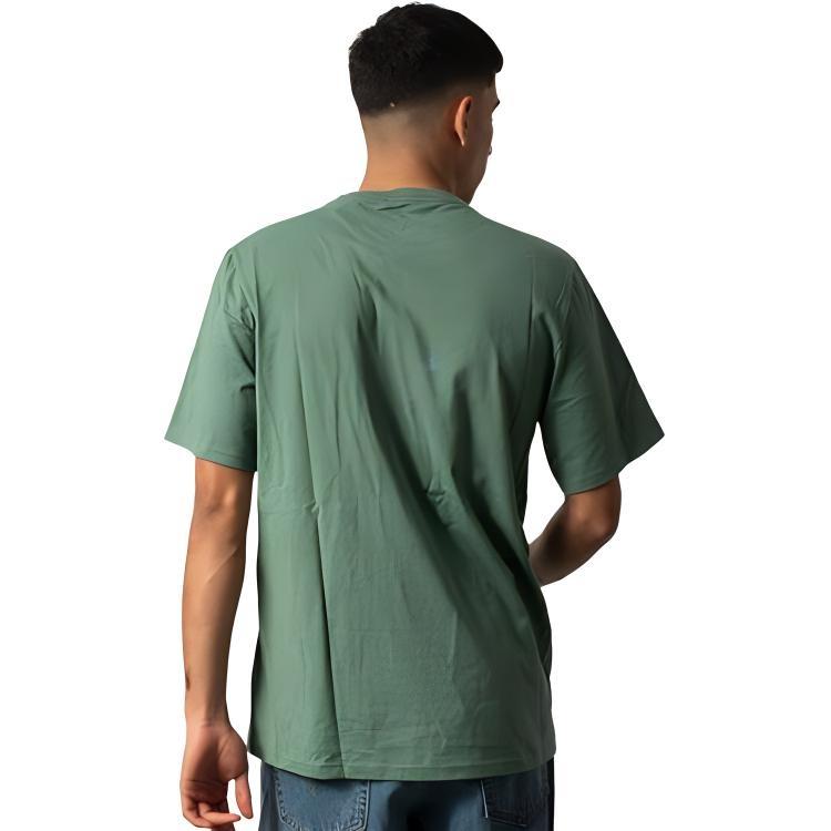 Converse Go-To Embroidered Star Chevron Standard-Fit T-Shirt Asia Sizing 'Olive' Men's 10023876-A32