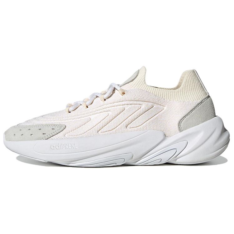 Adidas Originals Ozelia Knit Shock Absorbing Durable Non-Slip Low-Top Sports Casual Shoes Women Sneakers White Gray GX6943