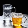 ZISIZ Glacier Pattern Glass Mug with Handle