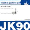 Stainless Steel Spring Clip: Metal Crimp, Wire Baffle, Pipe Holder, Conductive Manganese.