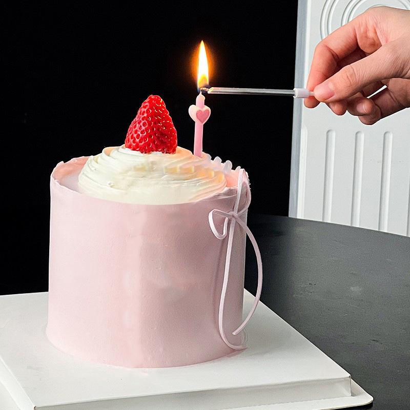 Kerzen Bunt 6 Stück/Packung Hochzeitsfeier Geburtstagstorte Kerzen Dekoration Partyzubehör für Kinder