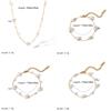 Style Heart Pearl Necklace For Women With Star Pendant And Olink Chain
