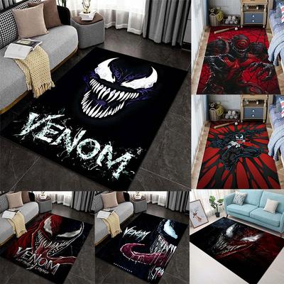 Χαλί Μοκέτα με Εκτύπωση Marvel Venom για Σπίτι Σαλόνι Υπνοδωμάτιο Καναπέ Πατάκι Πόρτας Διακόσμηση Αντιολισθητικό Χαλί Δαπέδου Χαλί για Αποδυτήρια Χώρο Παιχνιδιού