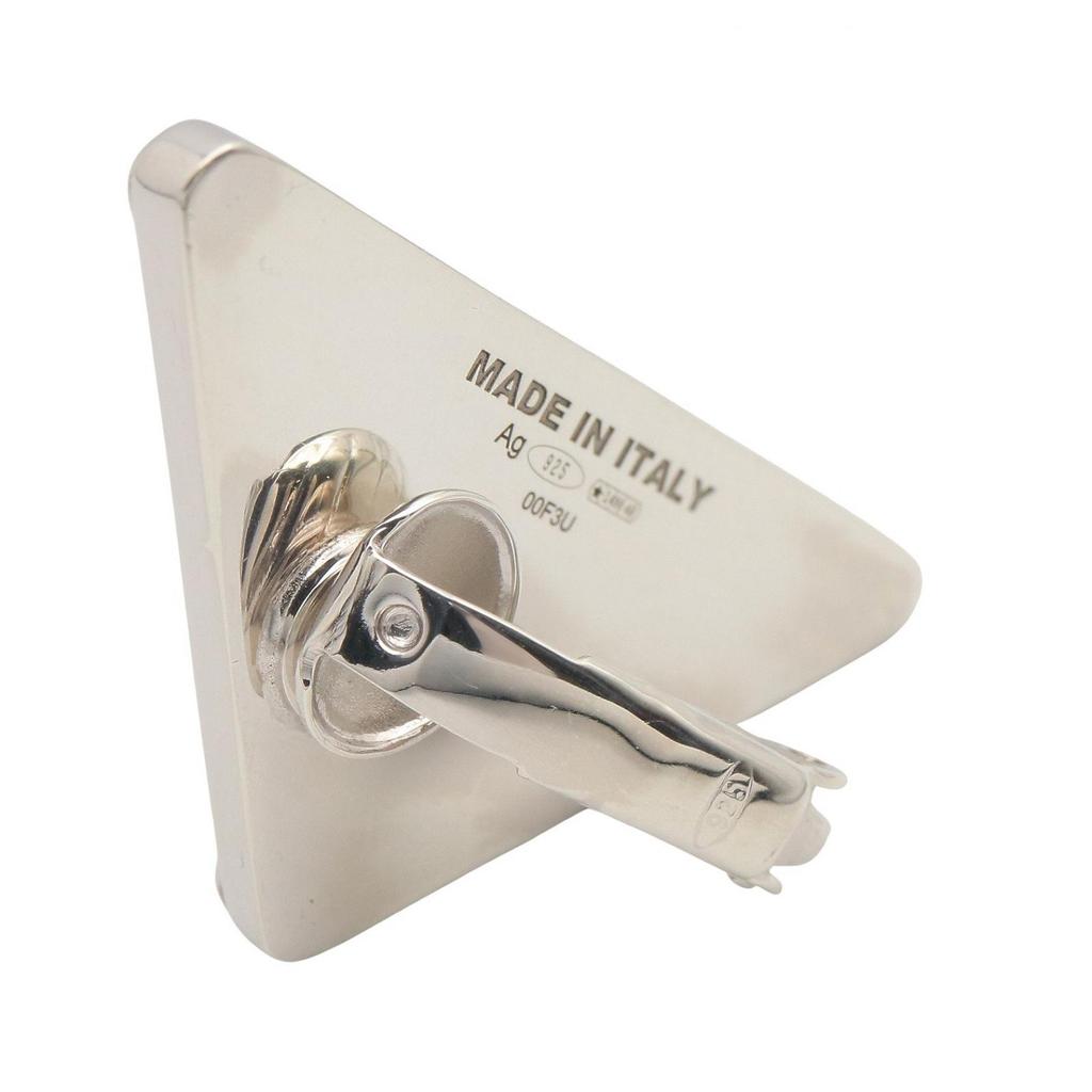 Used PRADA 1JO722 SV925 For right ear Earring Silver925 Yellow Silver Used