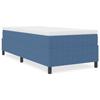 VidaXL Lit Box Spring Bleu 90x200 cm Tissu en velours côtelé 3337390