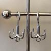 1 Pièce Crochet à Vêtements Rotatif Multifonctionnel Sans Perçage 4 Griffes Rotatives Cintre Porte-Manteau Organisateur de Ceintures Étagère de Rangement pour Foulards Armoire