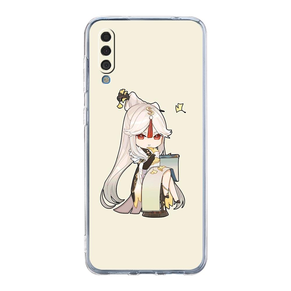

Phone Case For Samsung A14 A50 A70 A30 A40 A20E A10 A10S A20S A02S A04S A12 A22 A32 A34 A42 A52 5G A54 Cute Genshin Impact Cover Samsung A42 5G