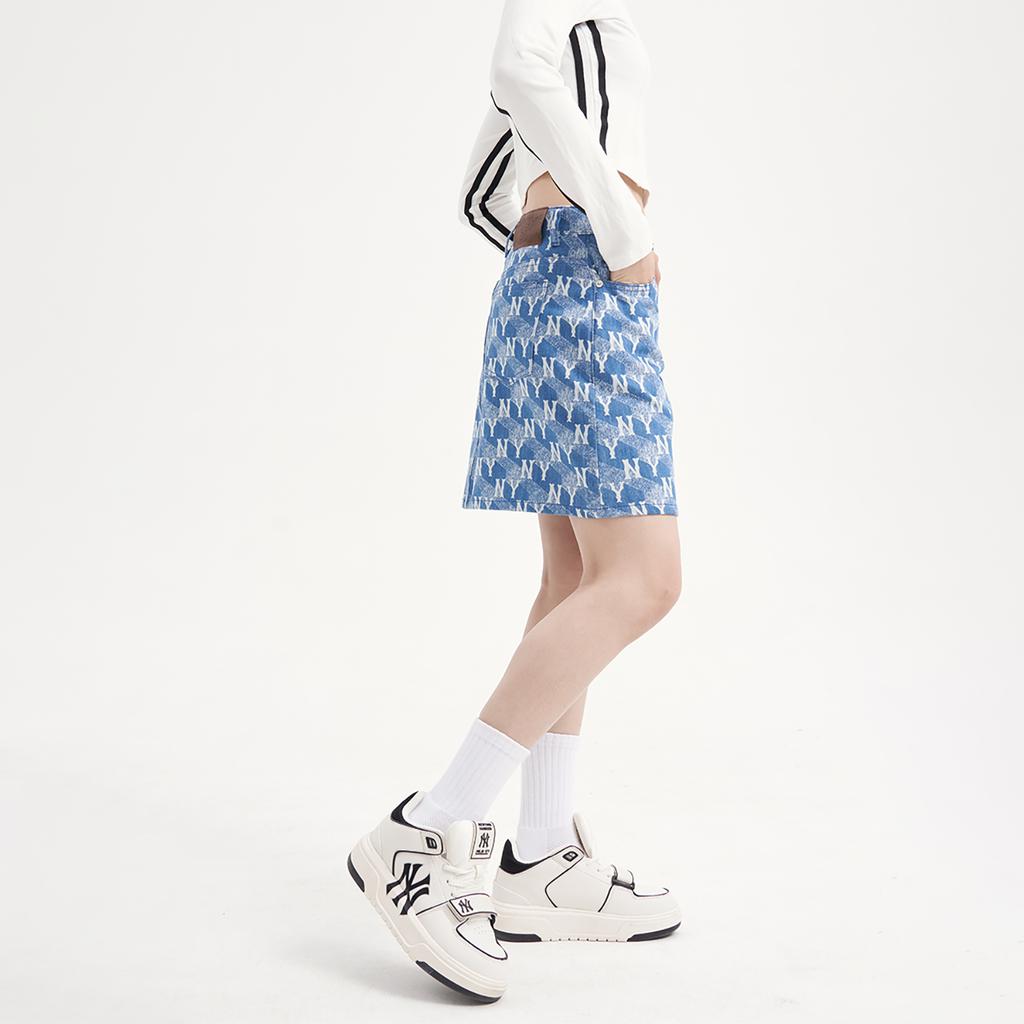 New MLB New York Yankees Casual Short Skirts Women's Sky Blue 3FDSM0333-50SBL