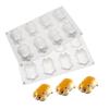 Chocolate Candy Sugar Craft 8-Cavity Cute Hamster Shape Mold Cake Decorating Tool Silicone Soap Mold Kitchen Gift