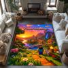Minecraft 41 Personalized Name Floor Rug Office Rug Suitable for Dining Room Foyer Kitchen Study room Antislip Carpet Decorate Offices