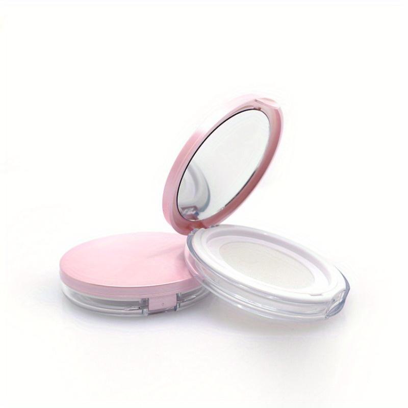 Mini Travel Compact Makeup Container, 0.18oz Small Powder Container With Flip Lid, Non-Spill And Leak-Proof