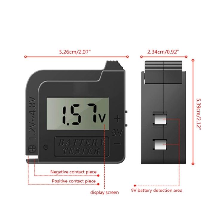 Batterietester Knopfzellen Kleinspannungsprüfer Batterieprüfer