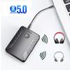 Wireless Bluetooth 5.0 Adapter Audio Transmitter Receiver Bluetooth Dongle Double Sound Track Tools for Car PC TV Headphones